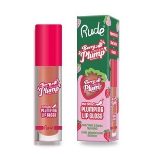 Rude Berry Plump Lip Gloss Chilli Extract Plumping Lip Bare Color Paraben-Free